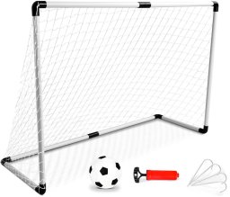 Bramka piłkarska dla dzieci z piłką MINI 123x84x44 cm