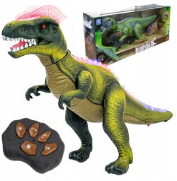 Interaktywny Dinozaur Zdalnie Sterowany Robot Na Pilot Chodzi Ryczy Led