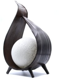 Naturalna lampa kokosowa - Czekoladowa
