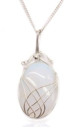 Indyjski Naszyjnik - Opalit