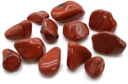 Kamień Afrykański Średni - Jaspis Czerwony | 12 sztuk