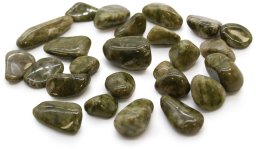 Kamień Afrykański Mały - Epidot Snowflake | 24 sztuki