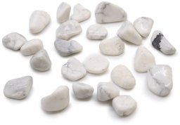 Kamień Afrykański Mały - Biały Howlit | 24 sztuki