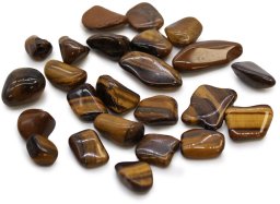 Kamień Afrykański Mały - Tygrysie Oko | 24 sztuki