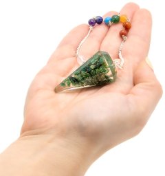 Wahadełko z Orgonitem - Zielony Awenturyn