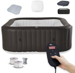 Basen z hydromasażem dmuchane Vito MSpa 6 osób SPA Bąbelki
