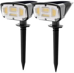 70-296# Lampa solarna led wbijany reflektor sl-26 2szt.