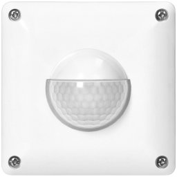 Orno Czujnik ruchu, 2 i 3 żyłowy, 190 st. IP65, 500W, zasięg max. 20m, do puszki, biały
