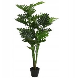 Roślina ozdobna sztuczna Filodendron w doniczce 135x96 cm
