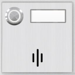 Behnke 21-3113-BS Modul Mikrofon, 1 Taste + BF bel. V2A-Design
