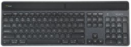 Targus EcoSmart - Tastatur - nachhaltige Energiegewinnung - full size - antimicrobial - hintergrundbeleuchtet - kabellos - Bluetooth 5.0 - QWERTY - Spanisch - Schwarz - recycelte Verpackung