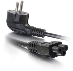 Cbl/2m CEE 7/7 to IEC 60320 C5 Pwr Cord