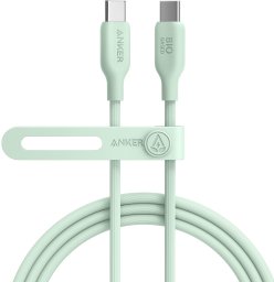 Anker 543 - USB-Kabel - 24 pin USB-C (M) zu 24 pin USB-C (M) - USB 2.0 - 1.83 m - USB-Stromversorgung (100 W) - grun