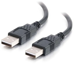 C2G 3.3ft USB Cable - USB A to USB A Cable - USB 2.0 - Black - M/M - USB-Kabel - USB (M) zu USB (M) - USB 2.0 - 1 m - Schwarz