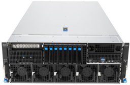 Platforma Asus Rack (4U) ESC8000A-E13P AMD EPYC 9005 (8xNVMe, 2xM.2, 2x10Gbe, IPMI, 3200W)