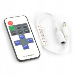 LED juostos valdiklis - Mini - 11 mygtukų