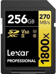 Karta Lexar Professional 1800x SDXC 256 GB Class 10 UHS-II/U3 V60 (LSD1800256G-BNNNG)