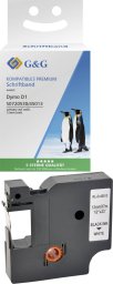 G&G Schriftband 19mm x 7m sw-ws Komp. m. Dymo D1/ 45803/ S072083