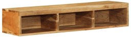 Wall-mounted TV Cabinet Various shades of brown Solid acacia wood
