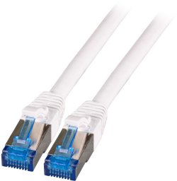 EFB EFB RJ45 Patchkabel S/FTP Cat6A Superflex LSZH WEISS Laenge 30m 10Gbit 500MhZ 100 Prozent Kupfer mit Cat 7 Rohkabel