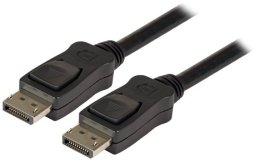 Adaptec EFB DisplayPort 1.2 Anschlusskabel 4K60Hz schwarz 2m DisplayPort Stecker auf DisplayPort Stecker
