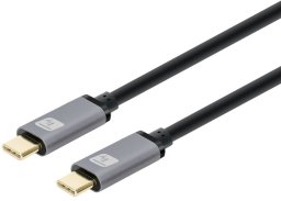Kabel USB Techly USB-B - USB-C 1 m Czarny (ICOC-MUSB322-CM-010)