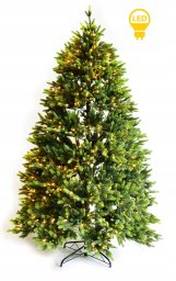 SANTA LILA Choinka 130xh210cm PEz LED