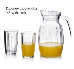 SOFIA Komplet dzbanek i 6 szklanek2L, 6x310ml