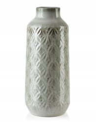 YARINE BEIGE Wazon 8XH37,5CM