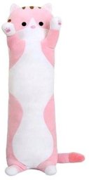 MASKOTKA KOT RÓŻOWA 70CM