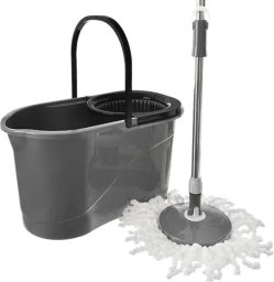 Mop obrotowy z wiadrem 19 l GREY