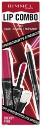 Zestaw Do Makijażu Rimmel London Lip Combo 3 Części Trendy Pink