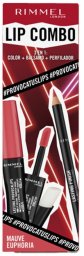 Zestaw Do Makijażu Rimmel London Lip Combo 3 Części Mauve Euphoria