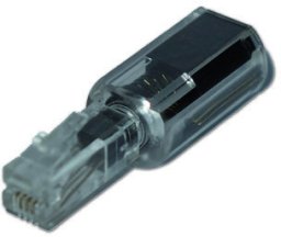 Adaptec MediaRange MRCS305 wtyczka RJ-11 czarny przezroczysty