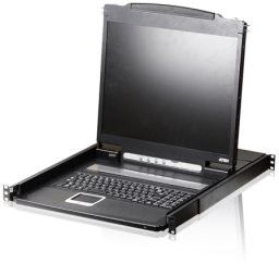 ATEN CL3800NW konsola rackowa 47 cm (18.5") 1920 x 1080 px Metal, Plastik Czarny