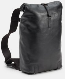 Plecak BROOKS PICKWICK HARD LEATHER, Black, Pojemność 12L, Garbowana skóra (NEW)
