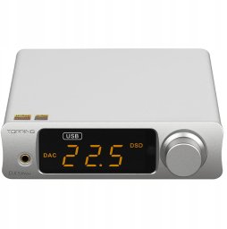 Przetwornik DAC Topping DX3 Pro+ Kolor: Srebrny