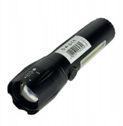 LATARKA LED  Z AKU. I ŚWIATŁEM BOCZNYM 100LM