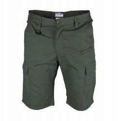 Szorty robocze ripstop+spandex rozm.XL,220g/m2,ciemnozielone