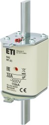 Wkładka topikowa ETI Polam NH2/WT-2C 004139390 gF 32A 500V szybka