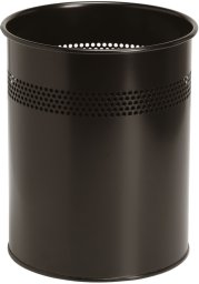 Papirkurv TWIN Metal 15 ltr. sort