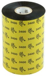 Wax/Resin Ribbon, 220mmx450m, 3400; High Performance, 25mm core, 6/box