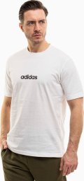 Adidas Koszulka męska adidas Essentials Linear Single biała JE9000 2XL
