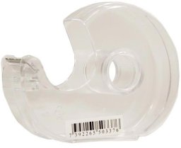 Tapedispenser plast transparent til /19mm x 33m tape