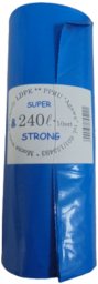 MOCNE WORKI NA ODPADY ŚMIECI 240l SUPER STRONG 10szt