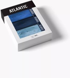 SZORTY ATLANTIC 3MH-213 WL25 (kolor niebieski j.- niebieski -niebieski c., rozmiar M)