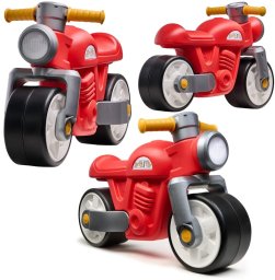 Falk Falk Jeździk Biegowy Ciche Koła Motor Prem1er Retro Czerwony 1+
