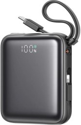 Mini PowerBank Joyroom JR-PBF27 22.5W z podwójnym kablem 10000mAh (czarny)