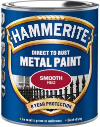 Hammerite Glatlak - Rød - 750 ml.