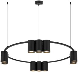 Lampa wisząca Domoletti PENDANT LIGHT PORI 10XGU10 ML0373 BLACK